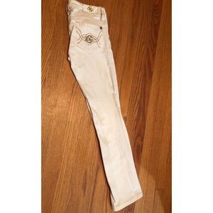 White Guess mom jeans
